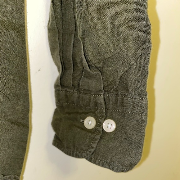 Military Style Button Down - Picture 3 of 4